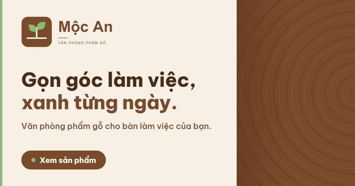 Ảnh bài đăng Facebook của thương hiệu mẫu Mộc An